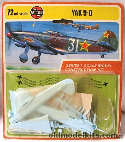 Airfix 1/72 Yak-9D - Blister Pack, 01034-6 plastic model kit